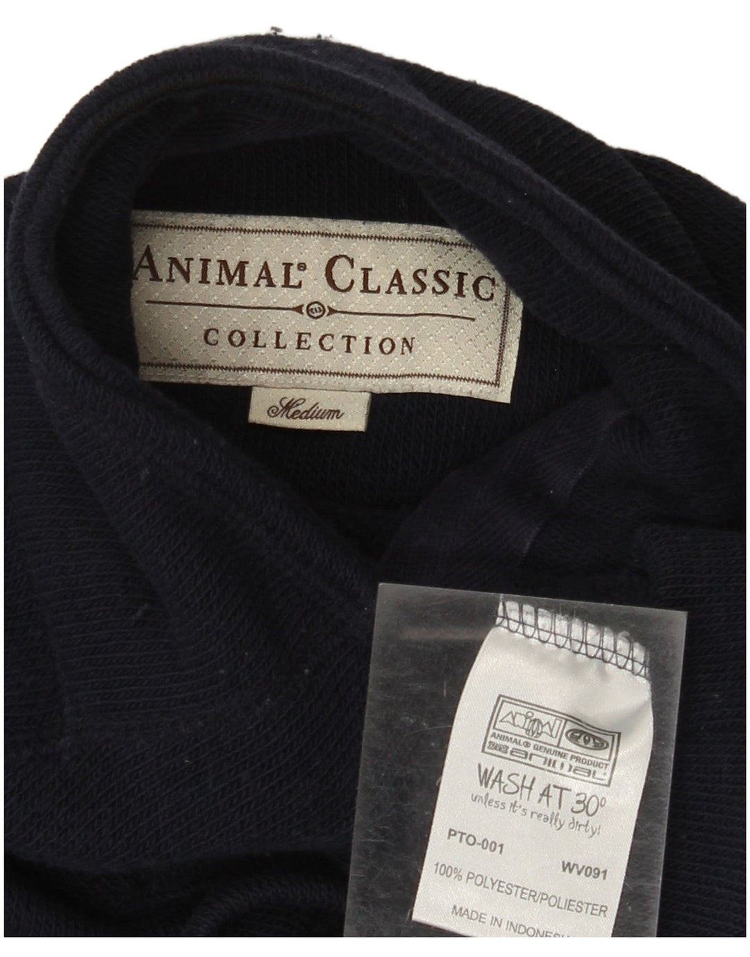 Animal Pull col boutonné pour homme Bleu marine moyen Polyester