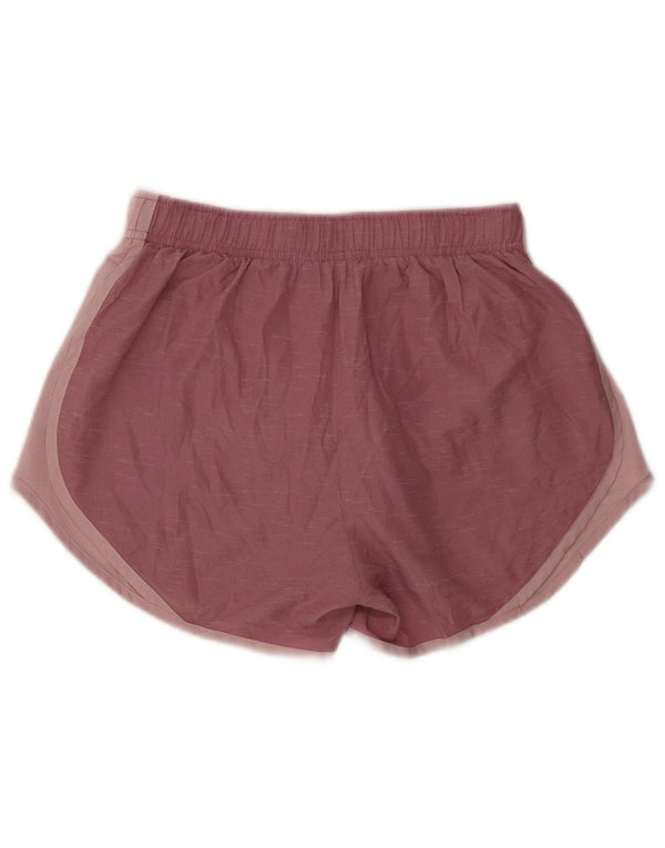 Nike Short de sport Dri Fit pour femme UK 8 Petit polyester moucheté rose