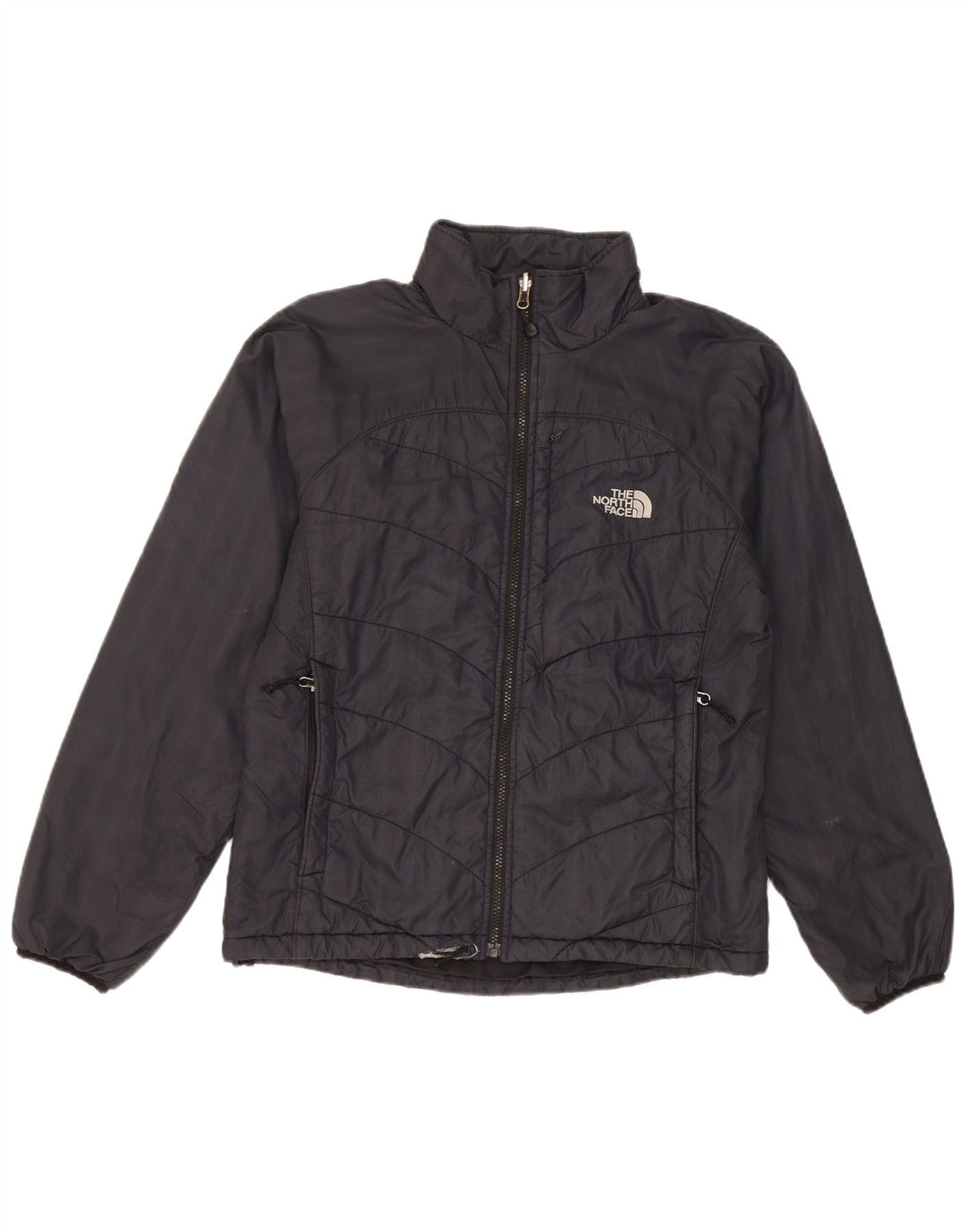 The North Face Veste rembourrée pour femme UK 14 Medium Bleu Marine Nylon