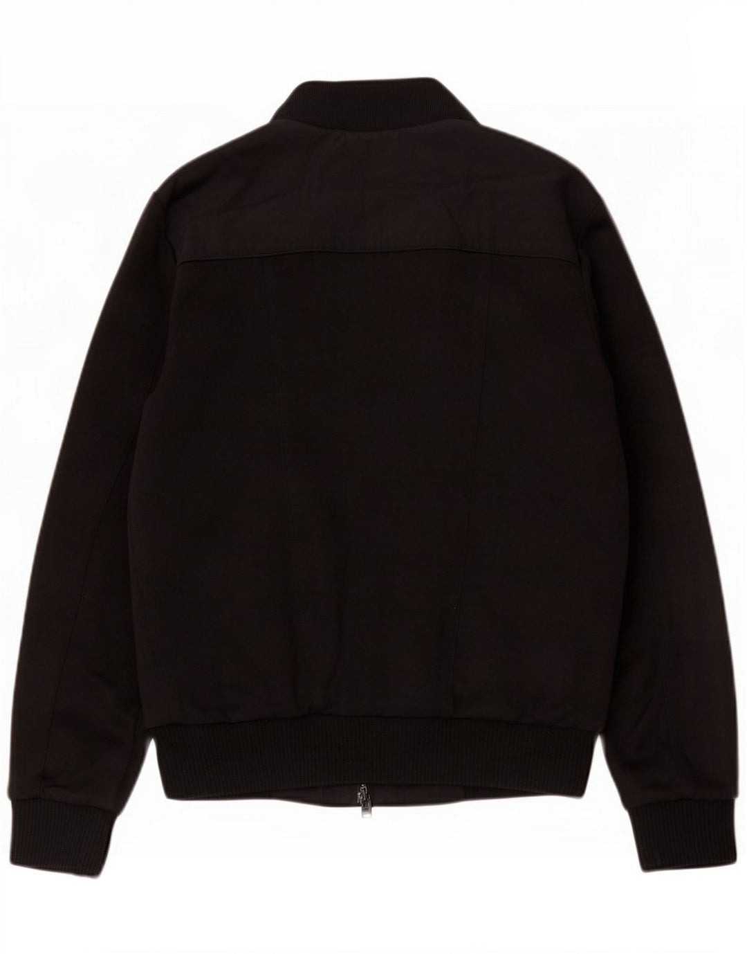 Zara Veste Bomber Homme UK 40 Large Noir Polyester
