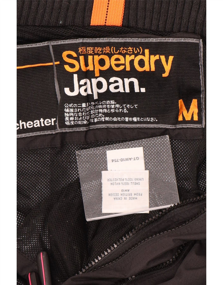 Superdry Veste coupe-vent Windcheater Graphic pour femme UK 12 Noir moyen