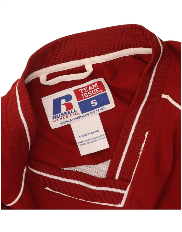 Russell Athletic Veste de survêtement pour homme Taille S Rouge Polyester
