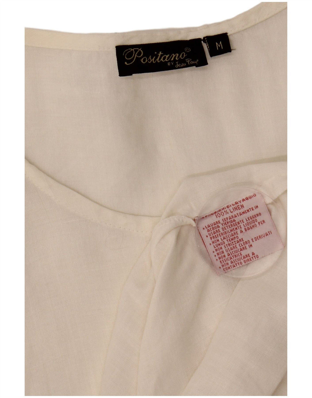 Positano by Jean Paul Robe trapèze surdimensionnée pour femme UK 14 Medium Off White