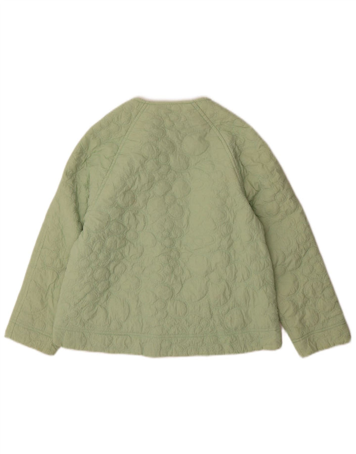 Zara Veste matelassée pour femme UK 4 XS Nylon vert