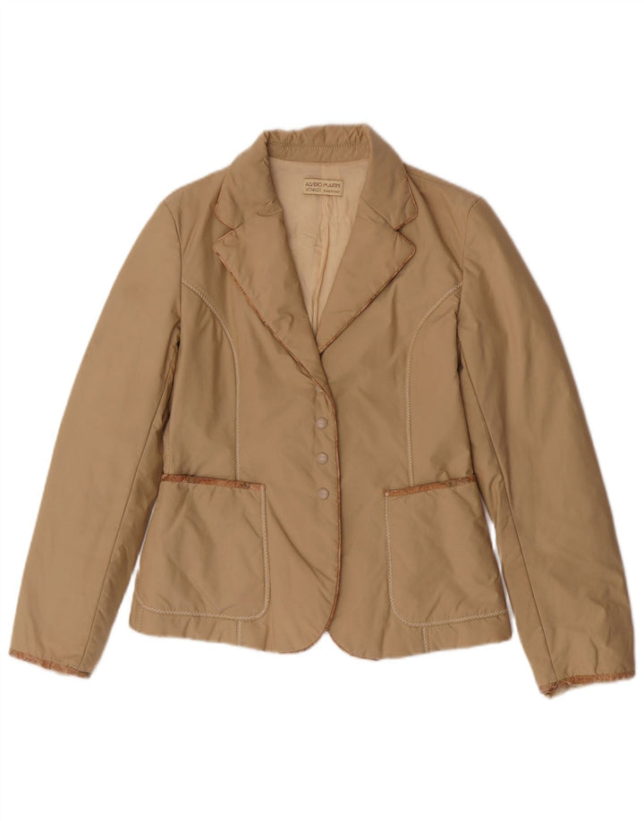 ALVIERO MARTINI Veste blazer à 4 boutons Voyages pour femme IT 42 Beige moyen