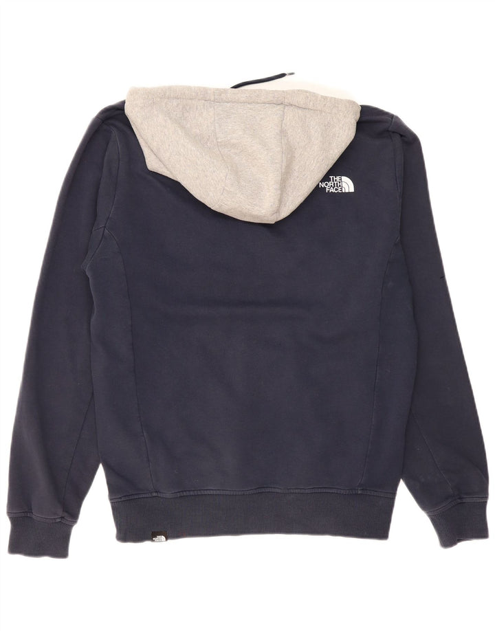 THE NORTH FACE Pull à capuche pour homme en coton color block bleu marine moyen