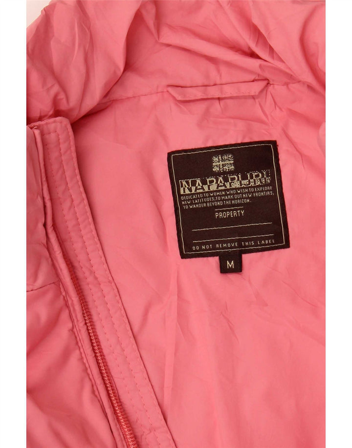 Napapijri Gilet rembourré pour femme UK 12 Rose moyen