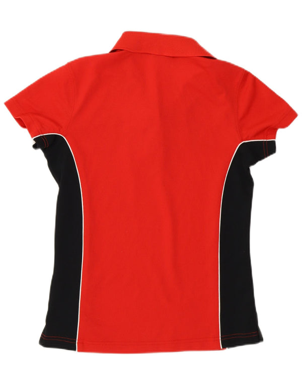 Canterbury Polo Graphique Fille 11-12 ans Rouge Colorblock Polyester