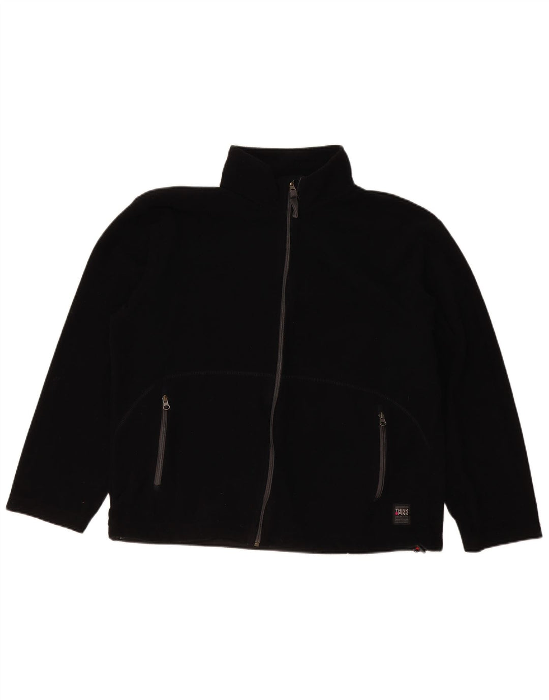 Think Pink Veste Polaire Femme UK 20 2XL Noir Polyester