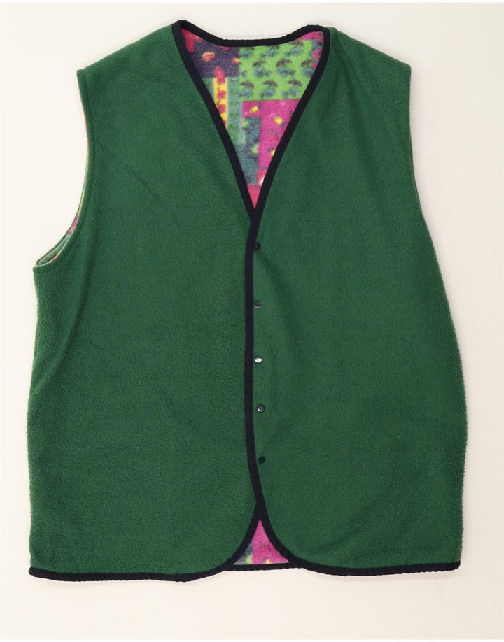 Rifle Gilet polaire réversible pour homme UK 40 Grand patchwork multicolore