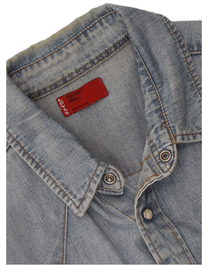 Levi's Chemise en Jean Homme Bleu Moyen