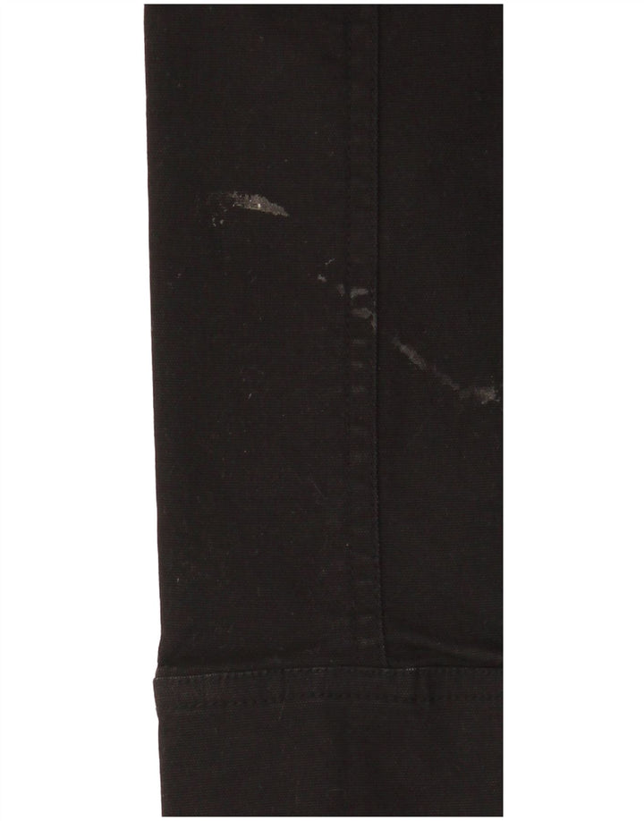 Modana Pantalon Cargo Femme UK 10 Petit Coton Noir