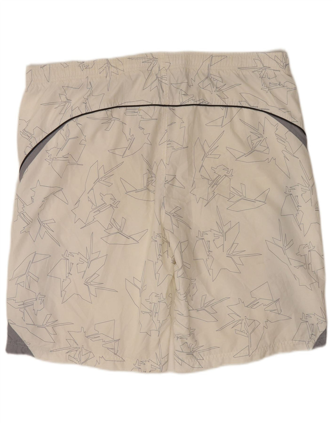 Nike Short de sport XL pour homme en polyester color block blanc