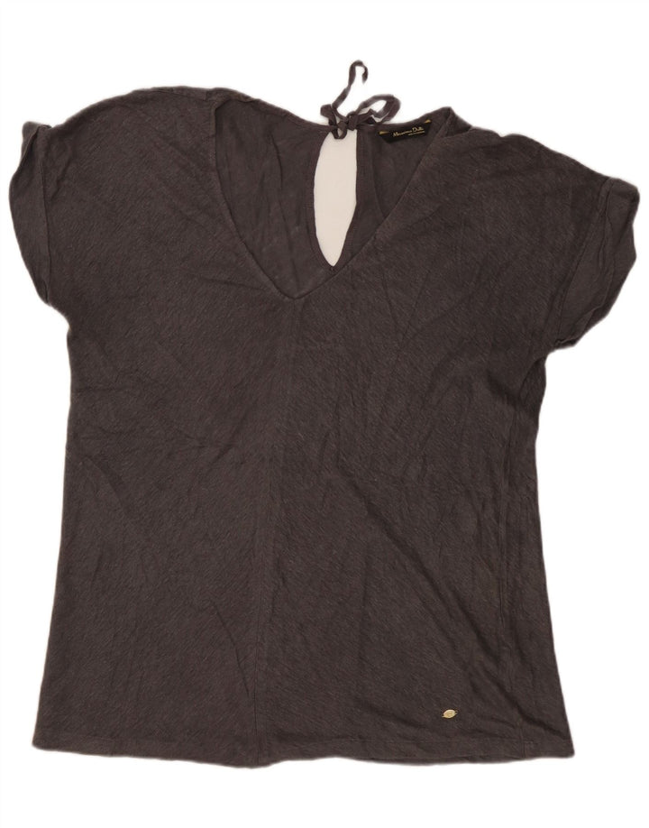 Massimo Dutti Chemisier pour femme UK 16 Large Gris