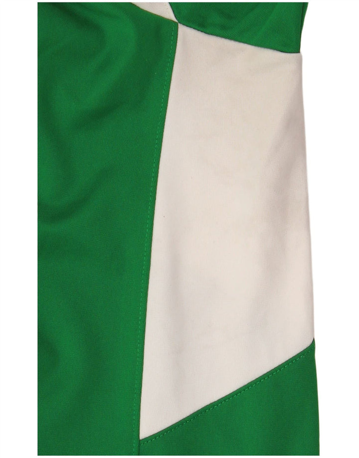 NIKE Haut Dri Fit à manches longues pour homme XL Vert Colorblock Polyester