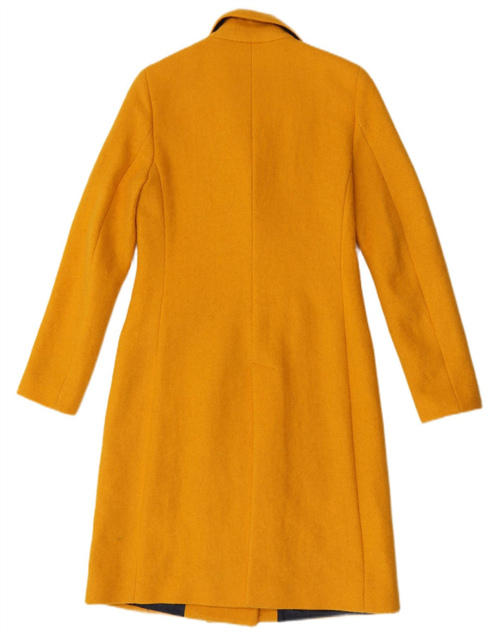 Manuel Ritz Manteau croisé pour femme UK 10 Petit Jaune