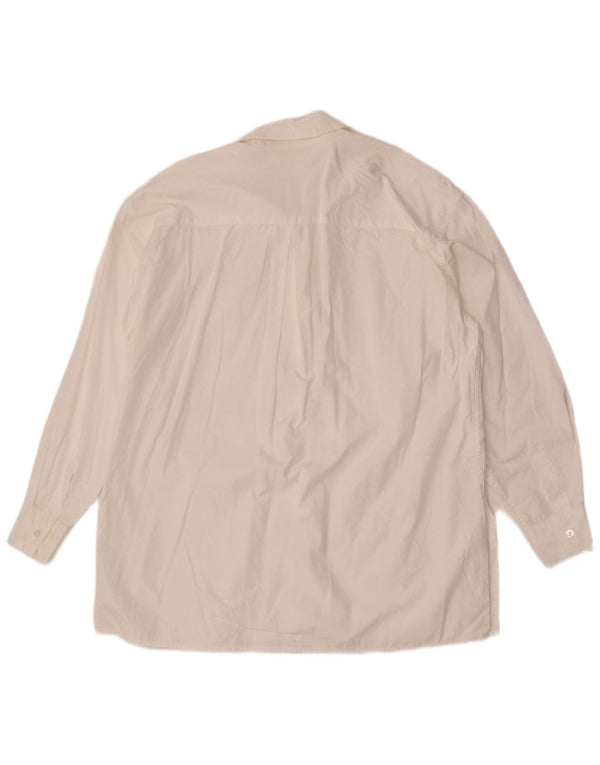 Banana Republic Chemise surdimensionnée pour femme UK 44 en coton blanc moyen