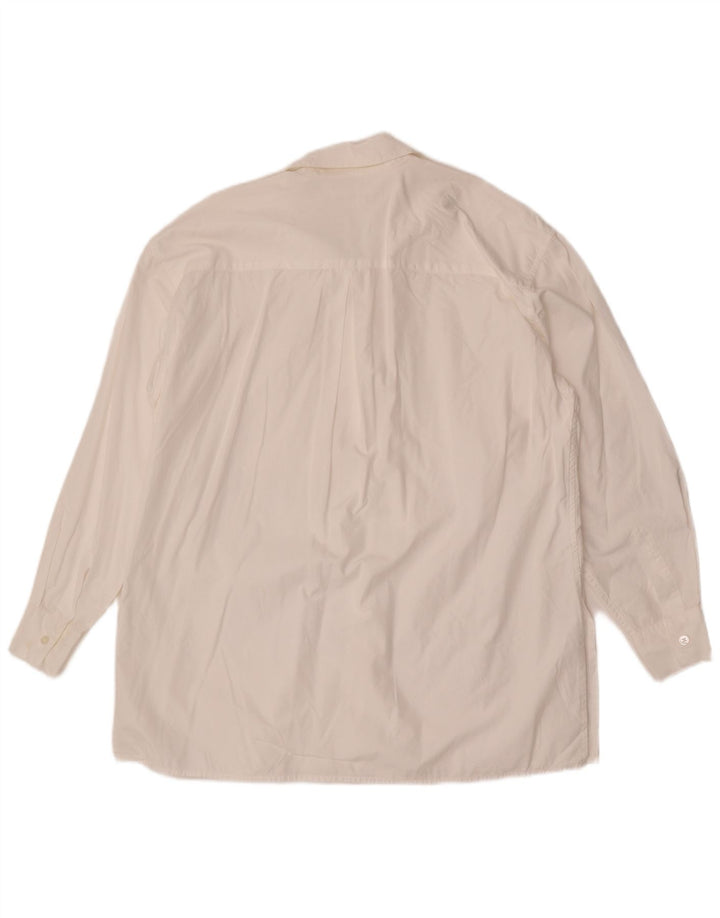 Banana Republic Chemise surdimensionnée pour femme UK 44 en coton blanc moyen