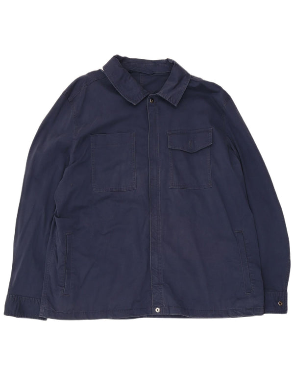 Marks & Spencer Veste utilitaire pour homme UK 46 3XL Bleu marine Coton