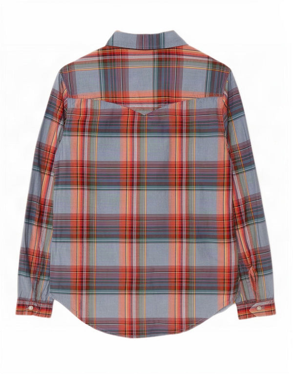 Wrangler Chemise ample pour femme UK 6 XS en coton à carreaux multicolores