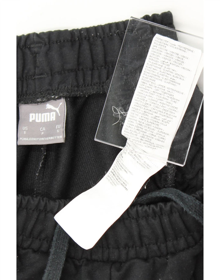 PUMA Womens Graphic Sport Shorts UK 8 Small Black Polyester Vintage Puma and Second-Hand Puma from Messina Hembry 