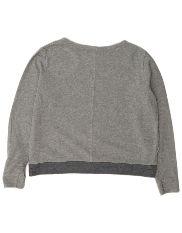 Nike Sweat-shirt pour femme UK 18 XL Gris Coton