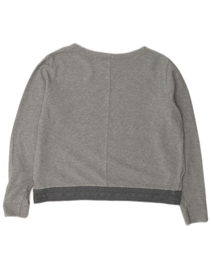 Nike Sweat-shirt pour femme UK 18 XL Gris Coton