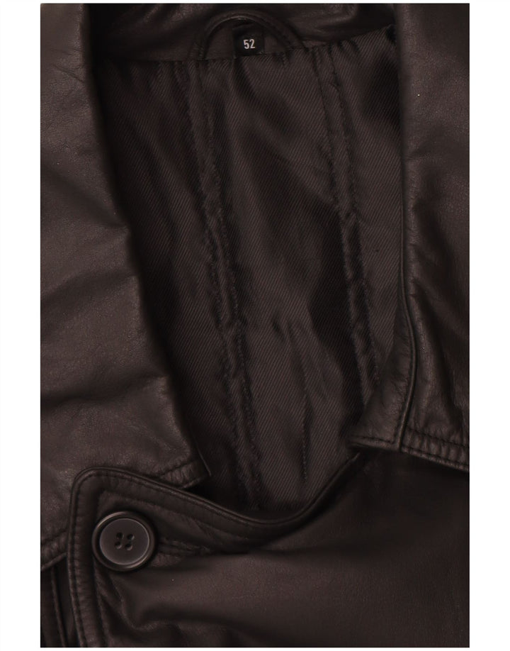 WESTBURY Trench en cuir pour homme IT 52 XL Cuir noir