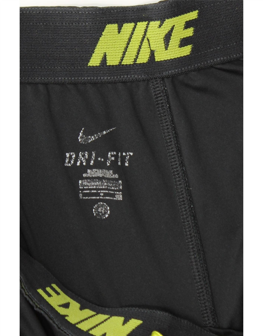 Short de sport Nike pour hommes, petit, en polyester color block noir