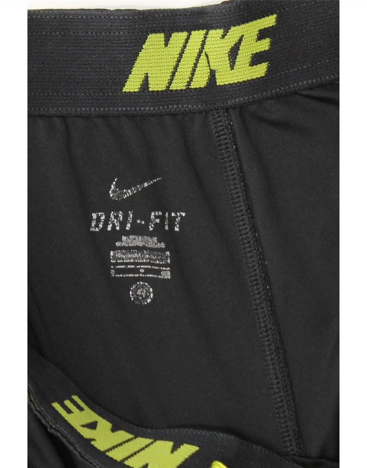 Short de sport Nike pour hommes, petit, en polyester color block noir