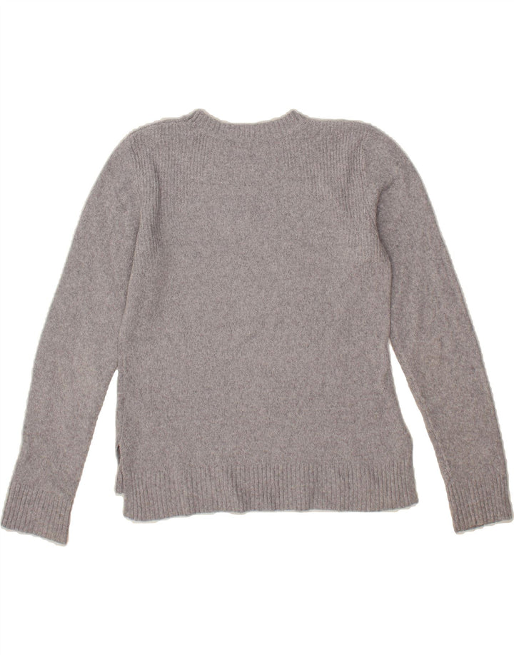 OASIS Womens Crew Neck Jumper Sweater UK 14 Medium Grey Polyester Vintage Oasis and Second-Hand Oasis from Messina Hembry 