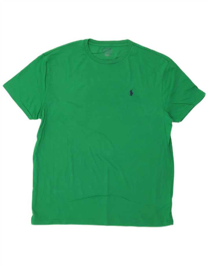 POLO RALPH LAUREN T-shirt coupe classique pour homme en coton vert grand