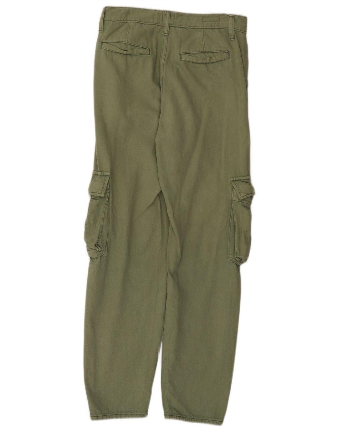 Levi's Pantalon Cargo Droit Femme W24 L28 Vert Coton
