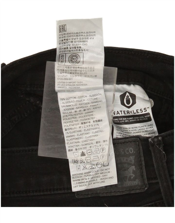 Levi's Jean 314 Shaping Straight Femme Noir Coton W29 L30