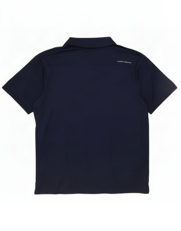 Under Armour Polo coupe ample Heat Gear pour homme 2XL Bleu marine Polyester