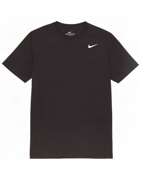 Nike T-shirt Dri Fit pour homme en coton noir moyen
