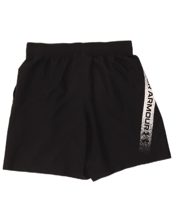 Under Armour Short de sport graphique coupe ample pour homme, grand noir, en polyester