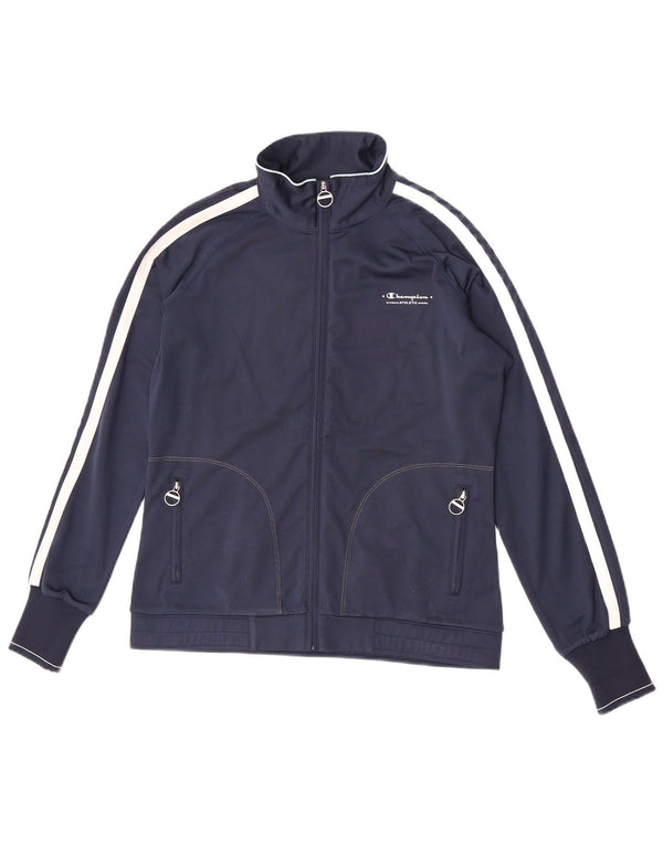 Champion Veste de survêtement Heritage pour femme UK 16 Large Bleu marine