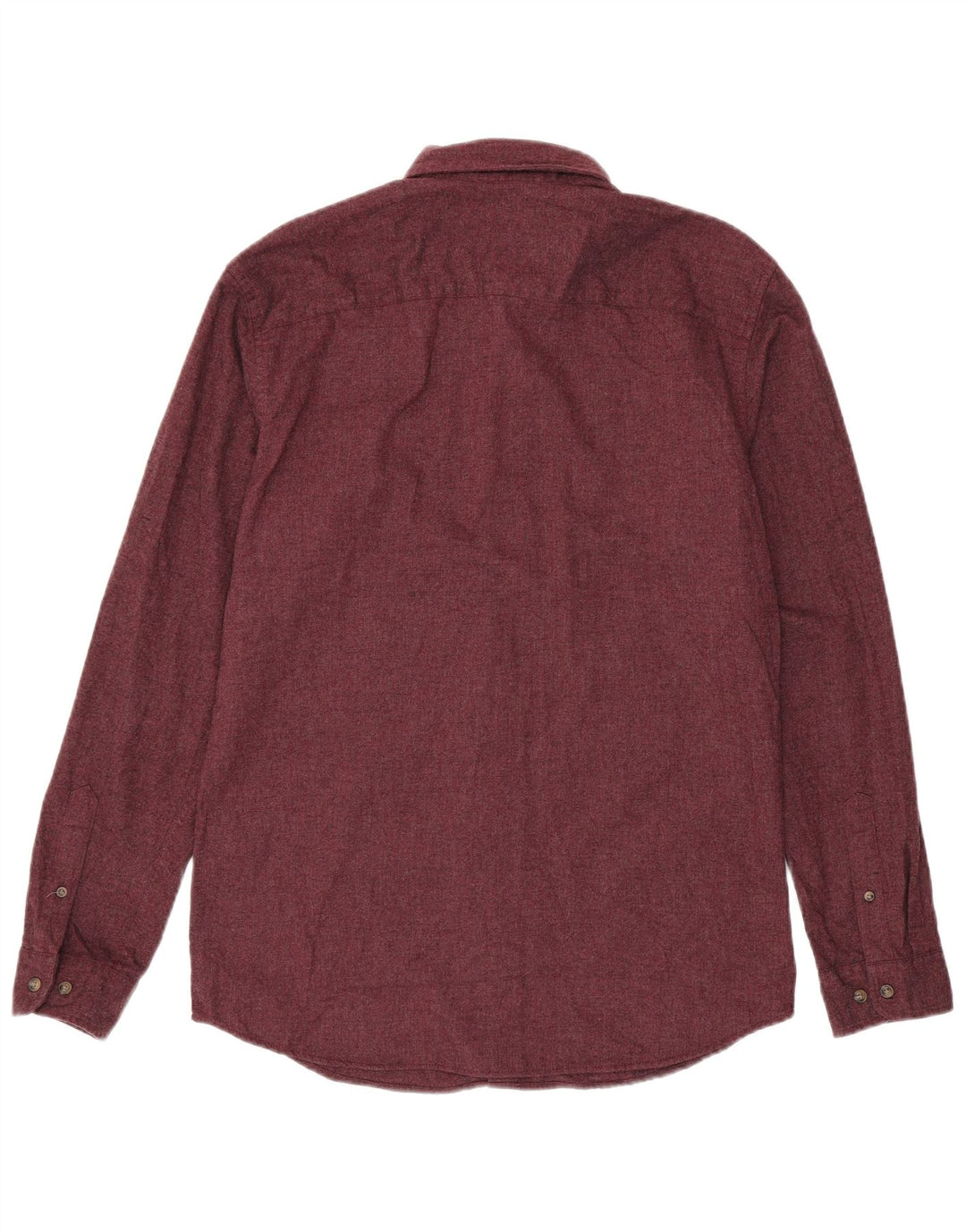 JACK & JONES Chemise Flanelle Homme Large Coton Bordeaux