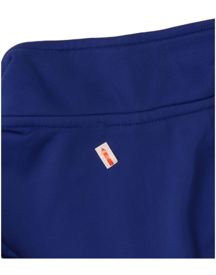 Lotto Sweat-shirt à col zippé pour hommes, grand bleu