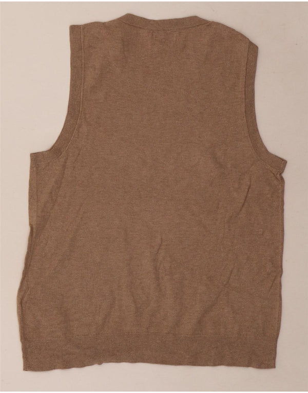 J. Crew Débardeur classique pour femme UK 12 en coton beige moyen