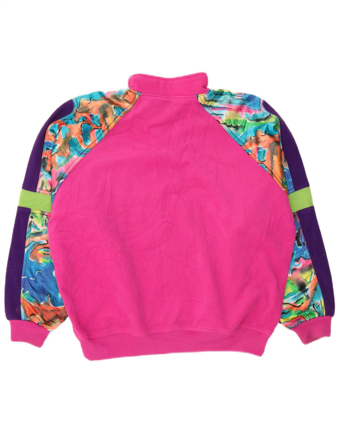 MASER M Pull polaire graphique surdimensionné pour femme EU 40 Rose moyen