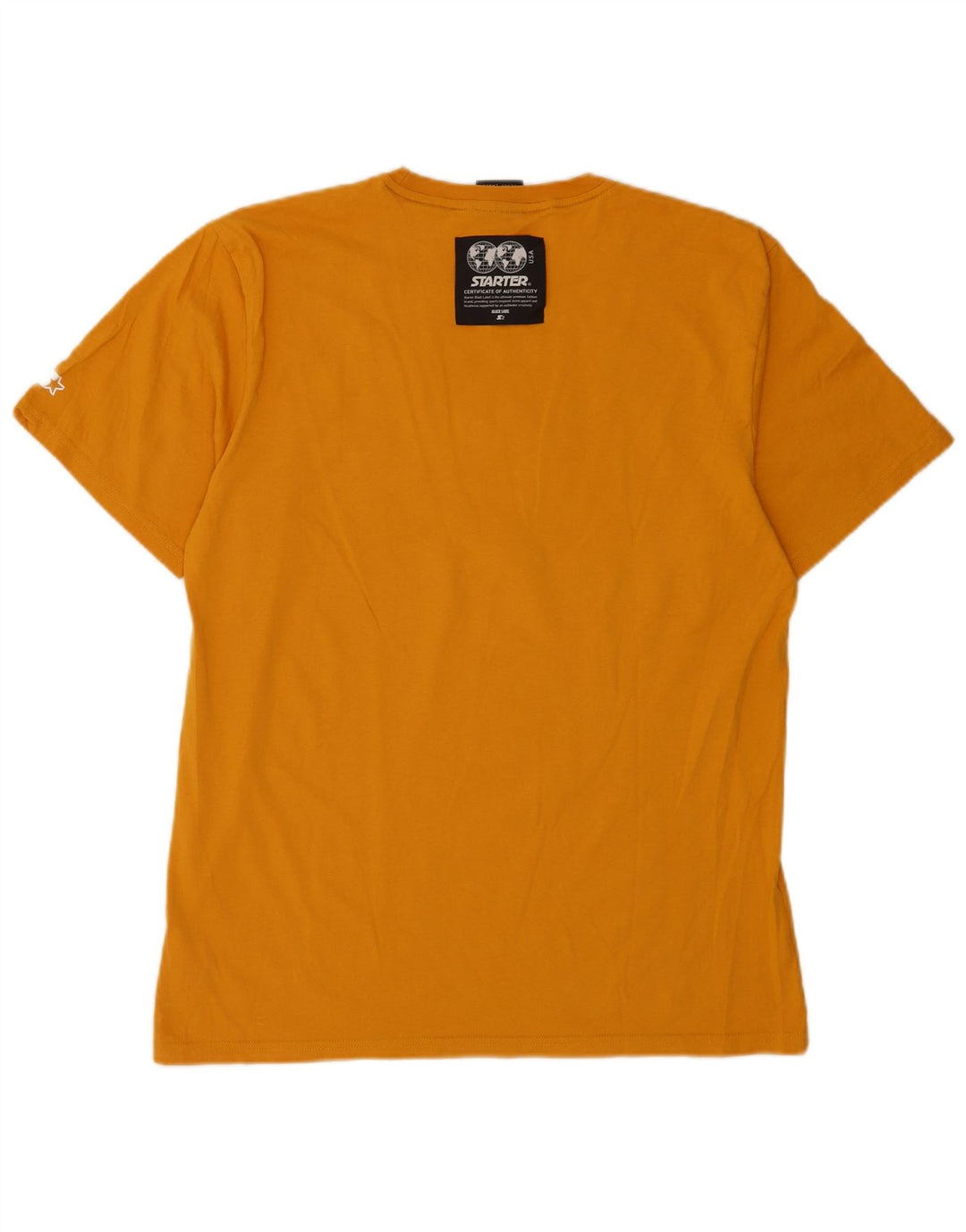 Starter T-Shirt Graphique Homme Top 2XL Jaune Coton
