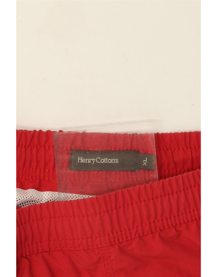 Henry Cottons Short de Bain Homme XL Rouge