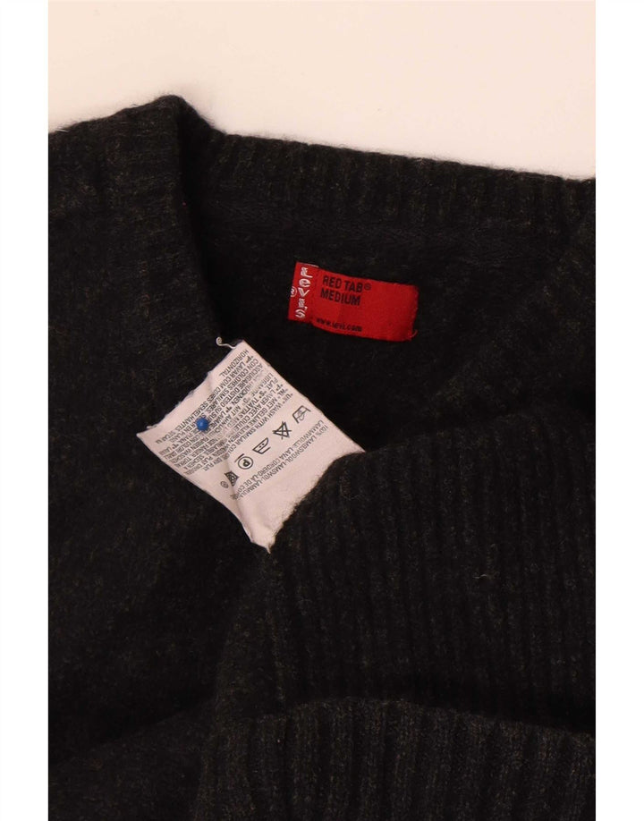 Levi's Pull Col V Homme Noir Moyen Laine d'Agneau