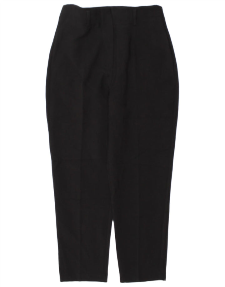 Zara Pantalon décontracté fuselé pour femme Medium W28 L27 Noir Polyester