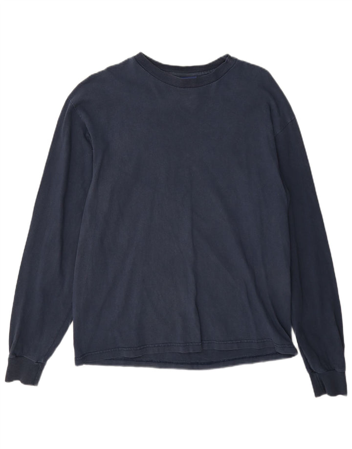 Champion Haut à manches longues pour femme UK 44 Bleu marine moyen Coton