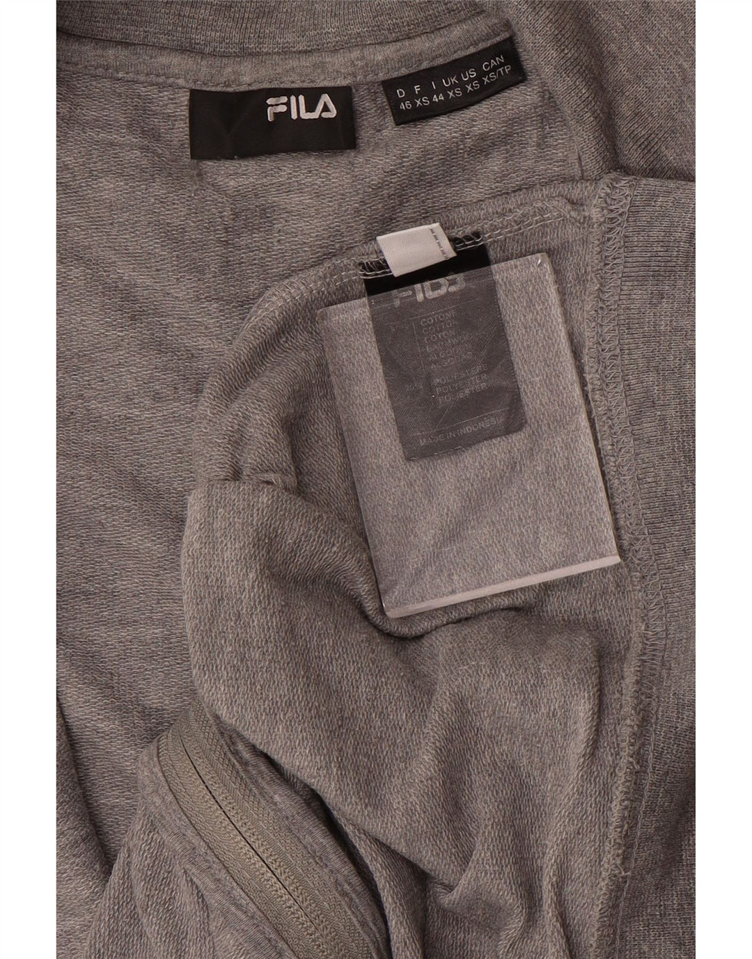 Fila Homme Survêtement Top Veste XS Gris Coton