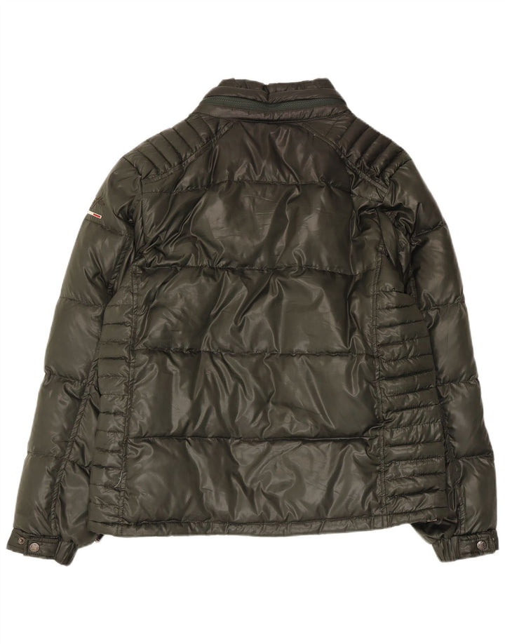 Lotto Veste matelassée à capuche pour femme UK 18 XL Kaki Polyamide
