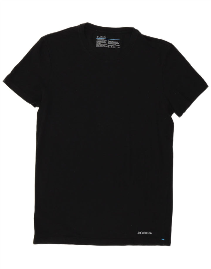 Columbia T-Shirt Homme Petit Noir Coton